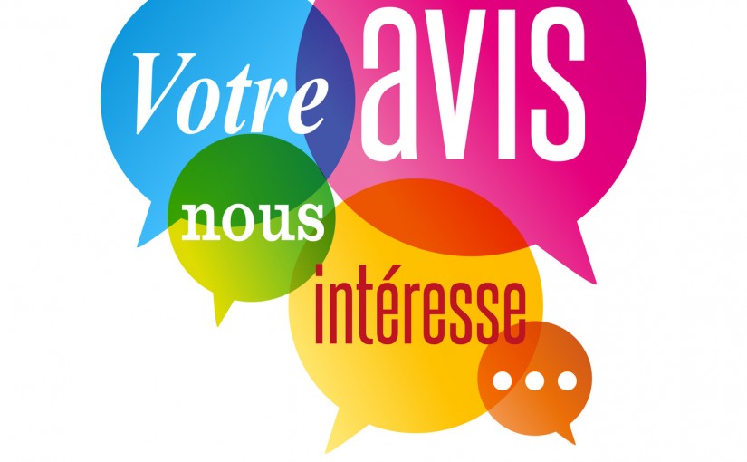 Votre avis nous intéresse - bulles